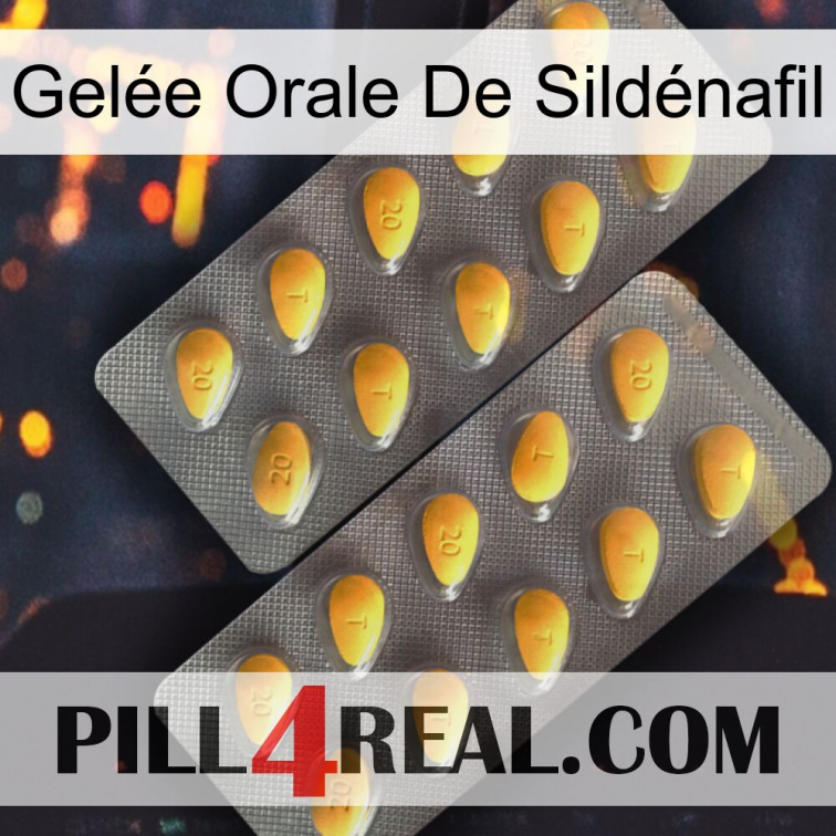 Gelée Orale De Sildénafil cialis2